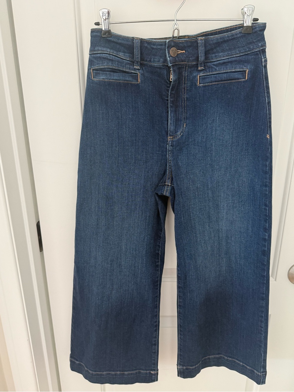 VENUS Dark Blue Wide-Leg Jeans